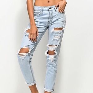 Forever 21 Denim Boyfriend Jeans